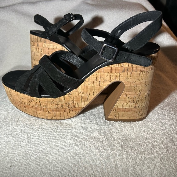 Free People Lisbon Mary Jane Cork Platform-Size US 11 / EU 41 (NEW without Box) - Picture 9 of 12